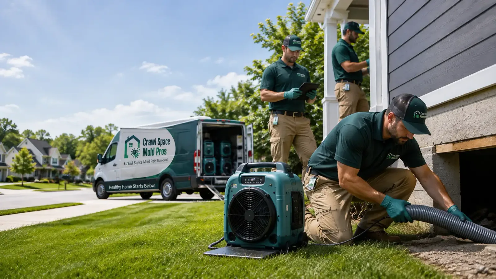 Crawl Space Mold Removal in Mcbain, MI